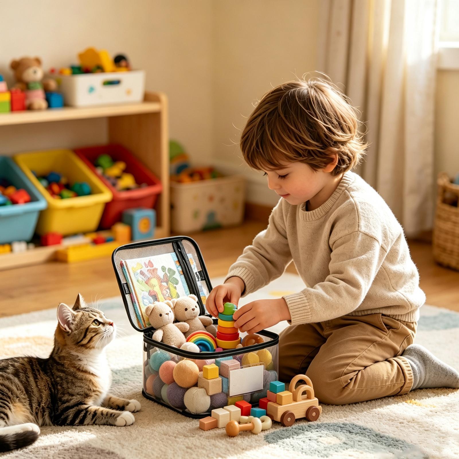 Clear Toy Storage Bags 6 Piece - đánh giá và giá Nursery