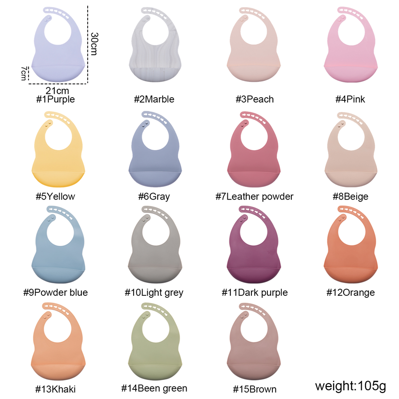 0-3 Years Baby Bib BPA Free Si - đánh giá và giá Waterproof Baby Bibs Silicone