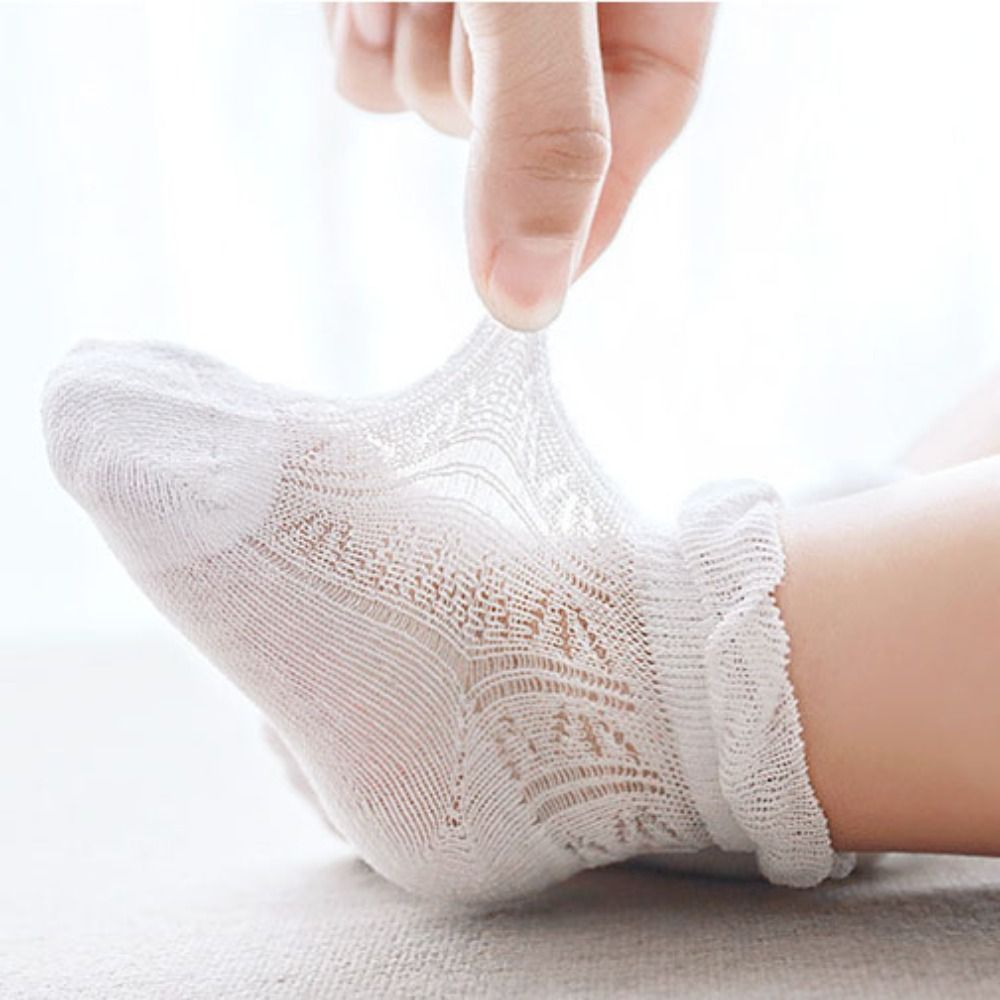 4Pairs Sweet Cotton Baby Ruffl - đánh giá và giá Unisex Baby Socks Non Slip