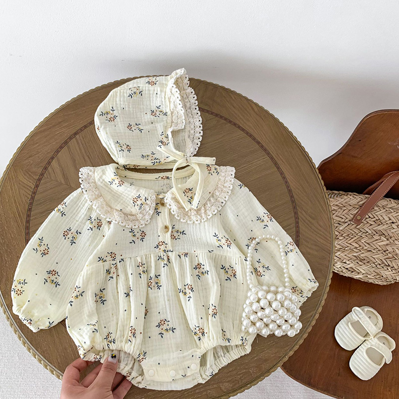 2025 Spring Newborn Infant Bab - đánh giá và giá Newborn Baby Girl Romper Floral