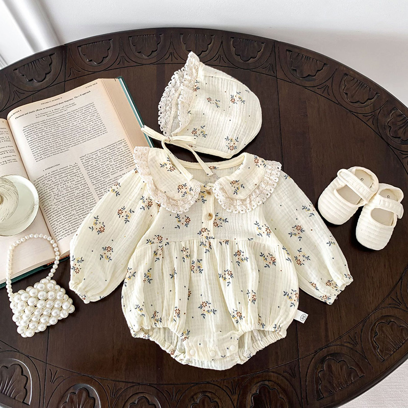 2025 Spring Newborn Infant Bab - đánh giá và giá Newborn Baby Girl Romper Floral