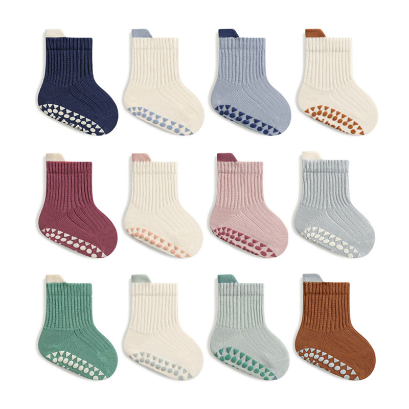3 Pairs Kids Cotton Socks Boys - đánh giá và giá Unisex Baby Socks Non Slip