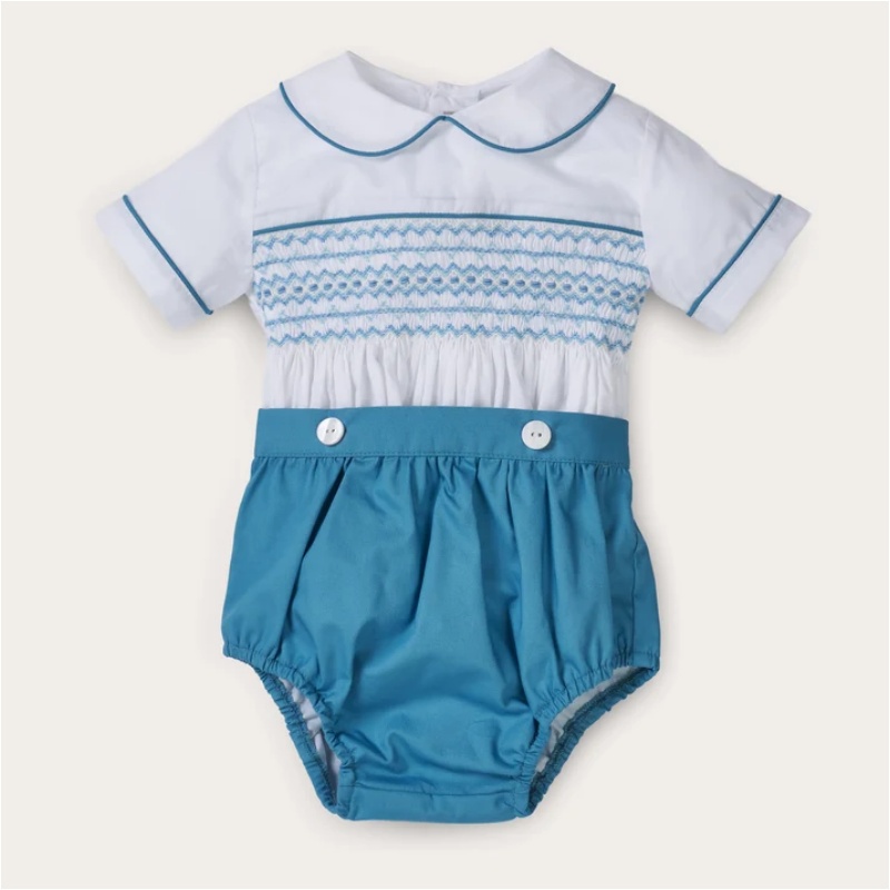 0-6Y Summer Baby Boy Hand Smoc - đánh giá và giá Baby Boy Suit Set Baptism