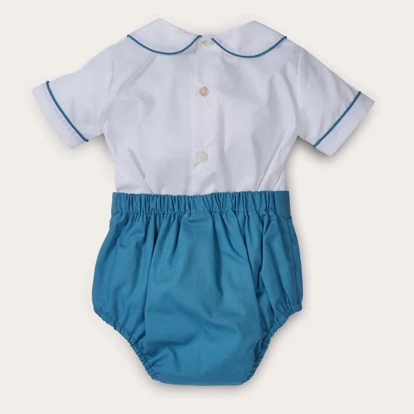 0-6Y Summer Baby Boy Hand Smoc - đánh giá và giá Baby Boy Suit Set Baptism