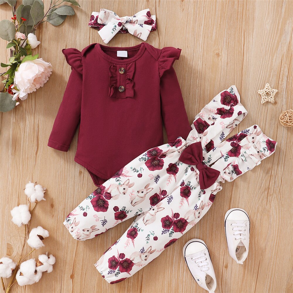 0-24 Months Newborn Baby Girl  - đánh giá và giá Newborn Baby Girl Romper Floral