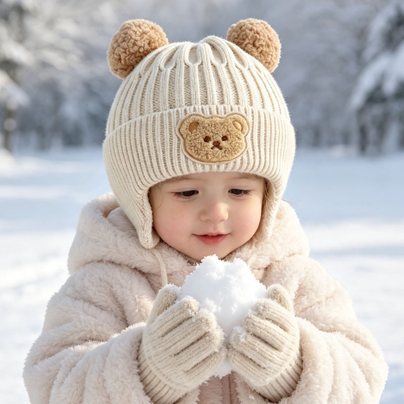 1-10PCS Baby Bear Ears Knit Be - đánh giá và giá Infant Beanie Hat With Ears