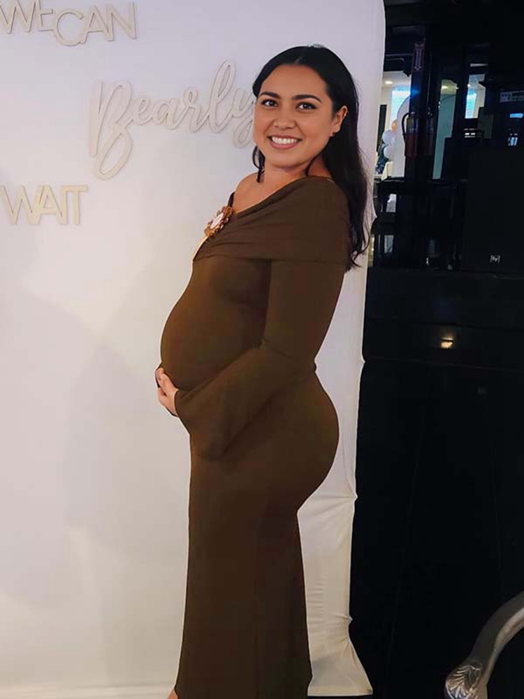 Autumn Brown Maternity Dress P - đánh giá và giá Maternity Wear