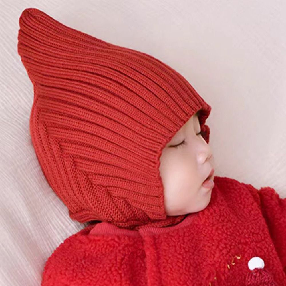 Cute Solid Color Baby Hat Wint - đánh giá và giá Infant Beanie Hat With Ears