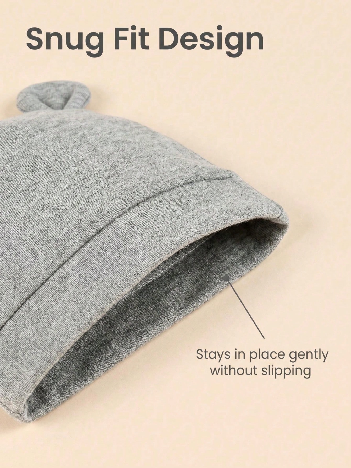 3-Pack Newborn Solid Color Sin - đánh giá và giá Infant Beanie Hat With Ears