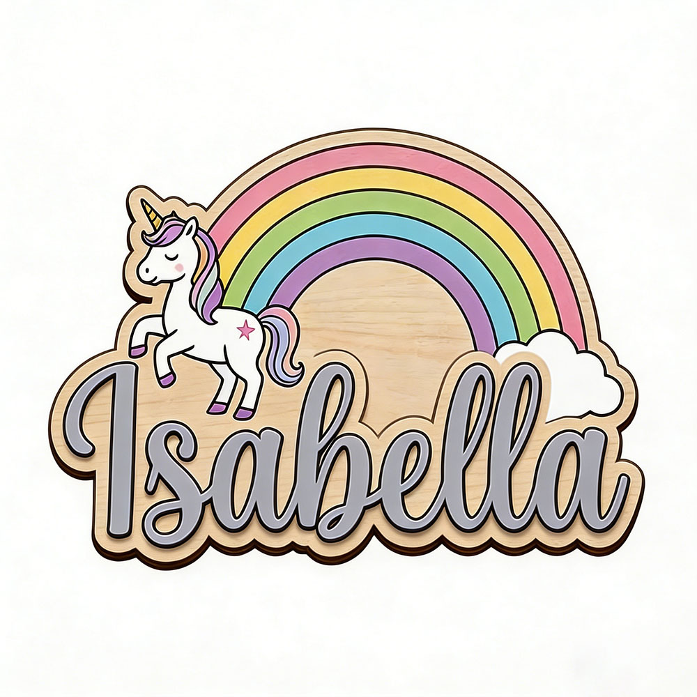 Unicorn & Pastel Rainbow Custo - đánh giá và giá Nursery