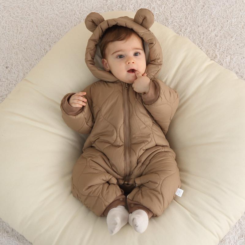 Newborn Baby Romper Winter Thi - đánh giá và giá Cotton Baby Onesies Zipper
