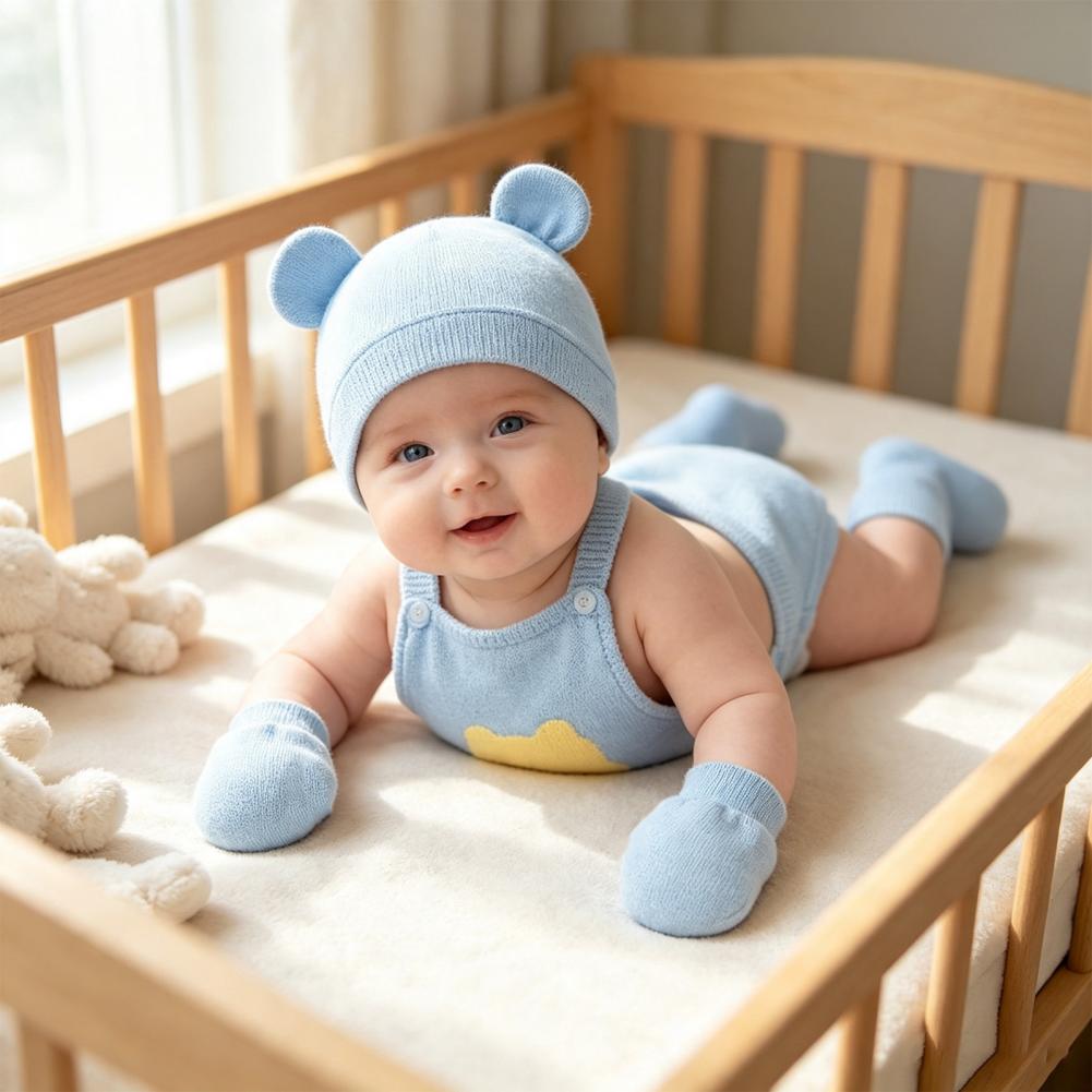 Newborn Foot Protectors Newbor - đánh giá và giá Infant Beanie Hat With Ears