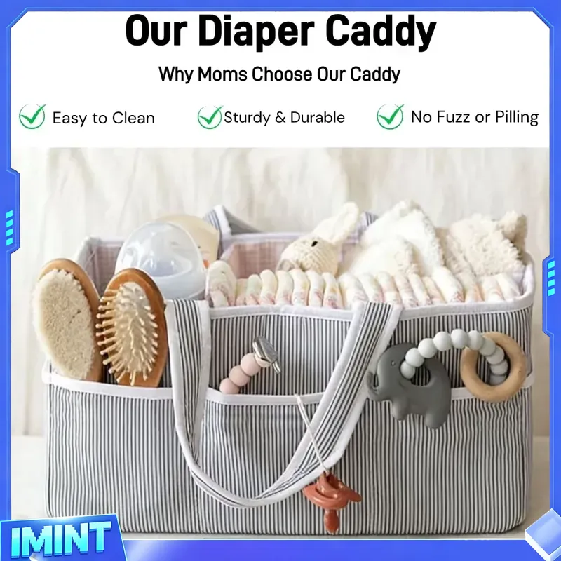 Fabric Diaper Caddy Organizer, - đánh giá và giá Diapering