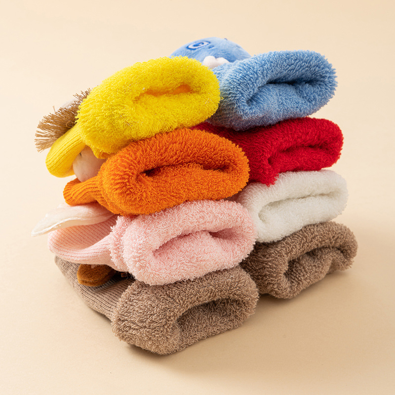1/3/5Pairs Thick Loop Terry Ba - đánh giá và giá Unisex Baby Socks Non Slip