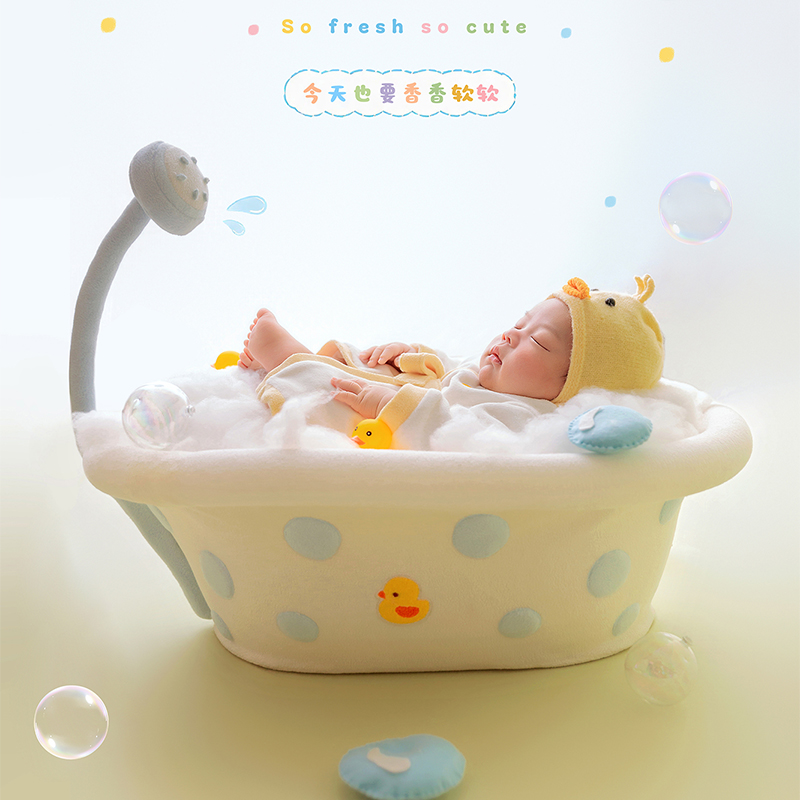 Bubble Bath Tub Theme Newborn  - đánh giá và giá Infant Photography Props Outfit