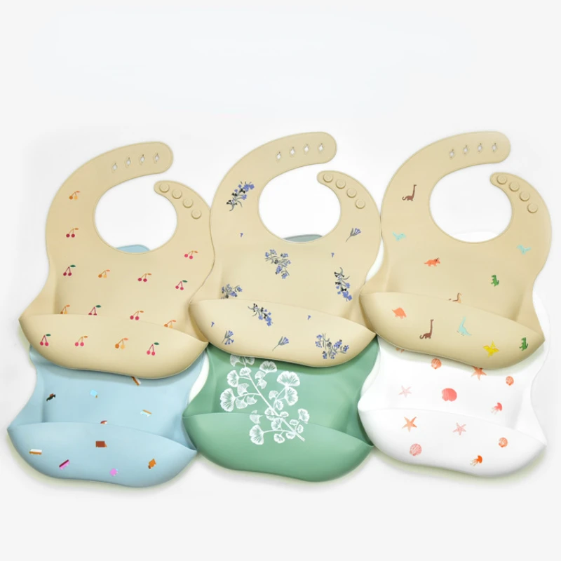 INS Yếm Ăn Bé BPA Free Chống T - đánh giá và giá Waterproof Baby Bibs Silicone
