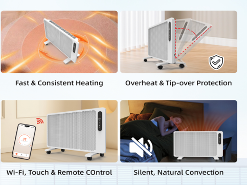 Quiet Radiant Graphene Electri - đánh giá và giá Nursery