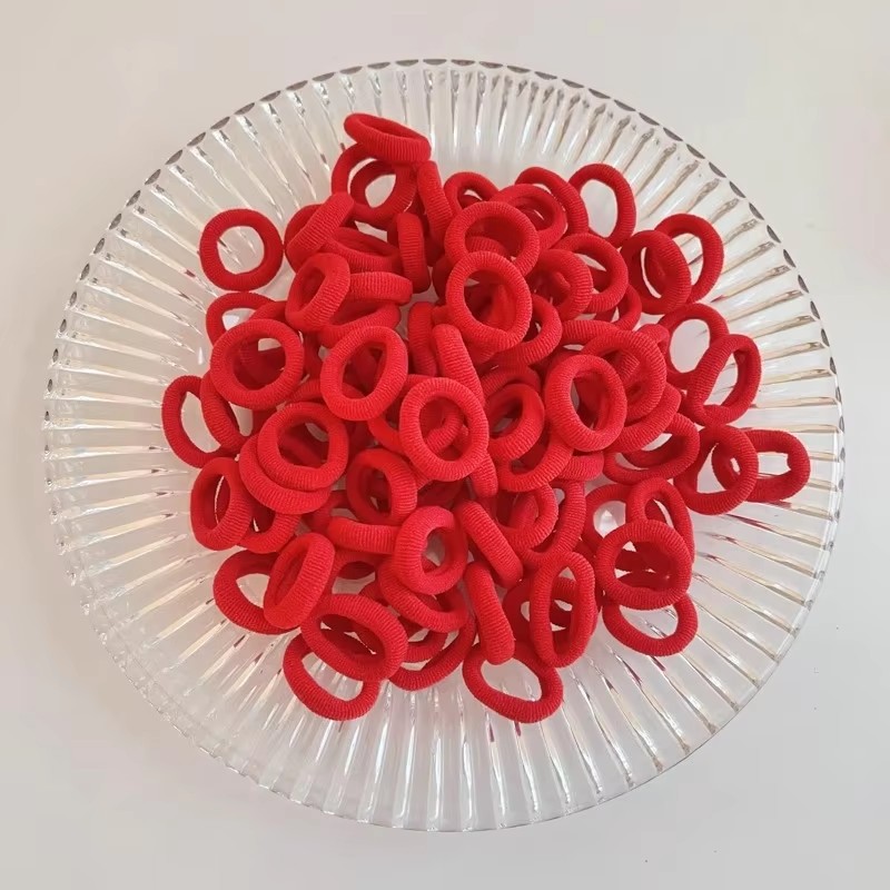 100 Pcs/Lot Elastic Hair Bands - đánh giá và giá Baby Gear