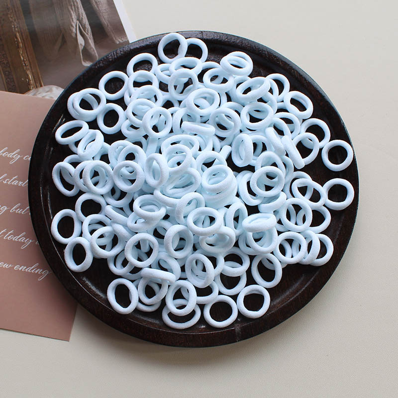 100 Pcs/Lot Elastic Hair Bands - đánh giá và giá Baby Gear