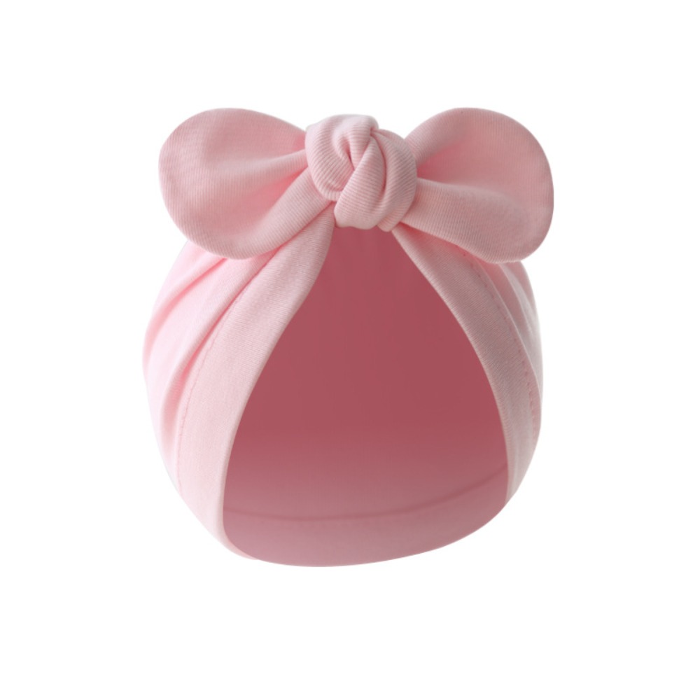 Cute Flower Knot Hat Cotton So - đánh giá và giá Infant Beanie Hat With Ears