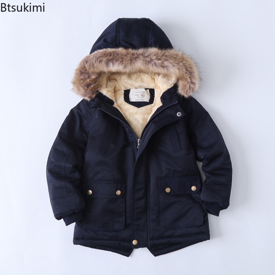 Children's Fleece-lined Coats  - đánh giá và giá Toddler Boy Winter Fleece Jacket